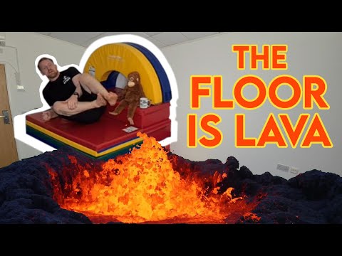 6-9 Years Gymnastics - The Floor is Lava - Good Life Gymnastics - Gymnastics in your living room