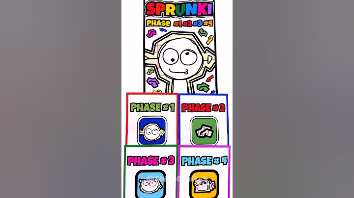 🤍SPRUNKI Parker |ASMR Phase 1vs2vs3vs4  NEW SPRUNKI squishy#blindbag  #sprunkiincredibox