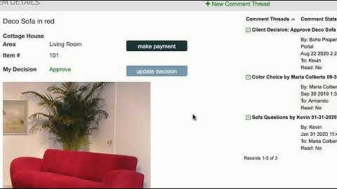 DesignerLogic: item payment link