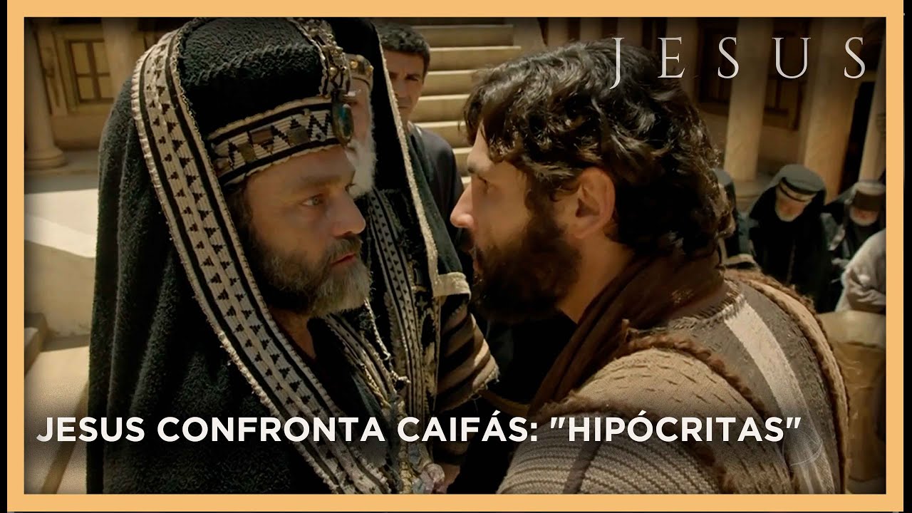 Jesus confronta Caifás: 