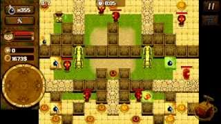 Bombergeddon by HeroCraft Game Play on the JXD S601 Android Portable