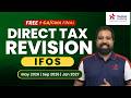CA/CMA Final Direct Tax Revision | IFOS | May, Sep 2026, Jan 2027 | CA Sourabh Mutha |Yeshas Academy