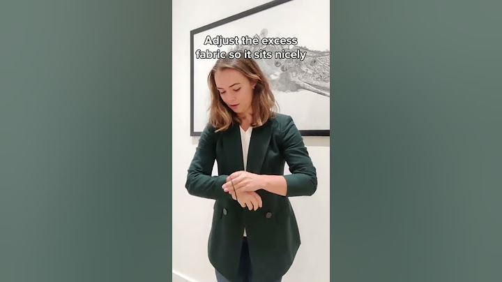 How to Shorten Your Sleeves Quickly and Easily with No Sewing!
