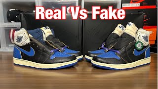 Jordan 1 Union x Fragment Real Vs Fake Review. Scary scary close! 👀