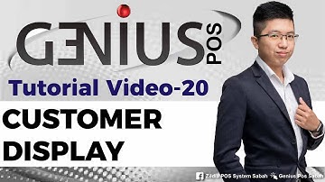 Genius POS Advance Tutorial 20 setting  Customer Display