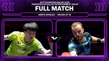 FULL MATCH | Lin Yun-Ju vs Simon Gauzy | MS R16 | #WTTMacao 2025