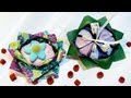 Cómo hacer flores con servilletas de papel. How to make flowers with paper napkins