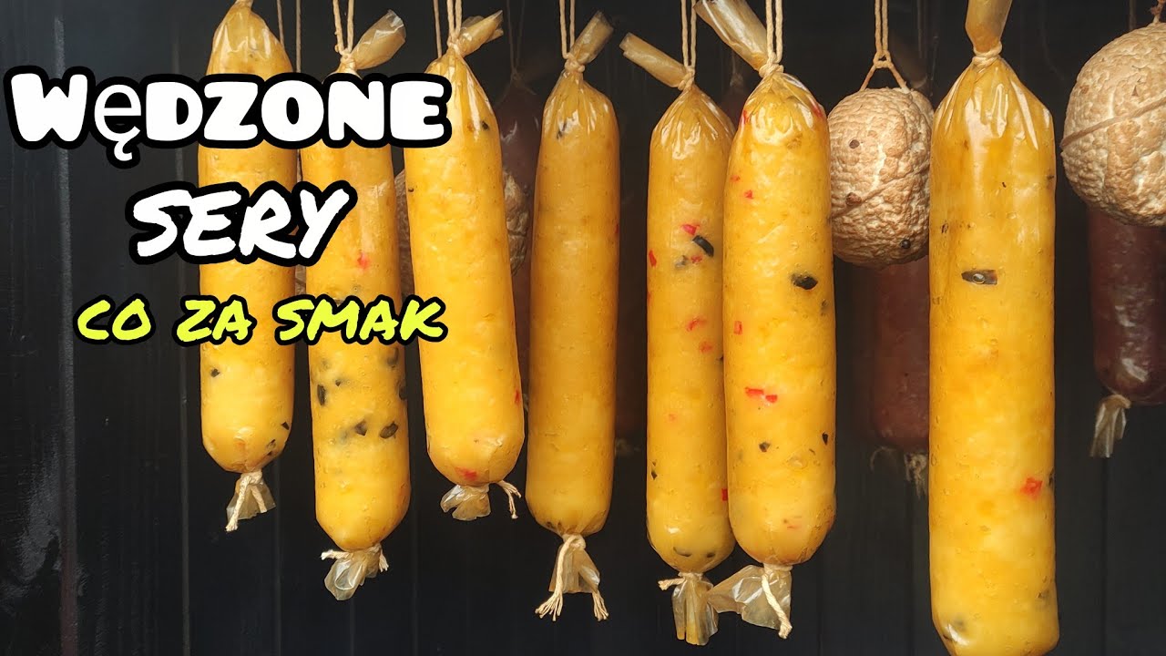 Wędzone żółty sery z oliwkami i chilli 