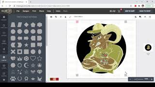 Removing a  background from your uploaded images to create a custom challenge coin, chip, or patch screenshot 1