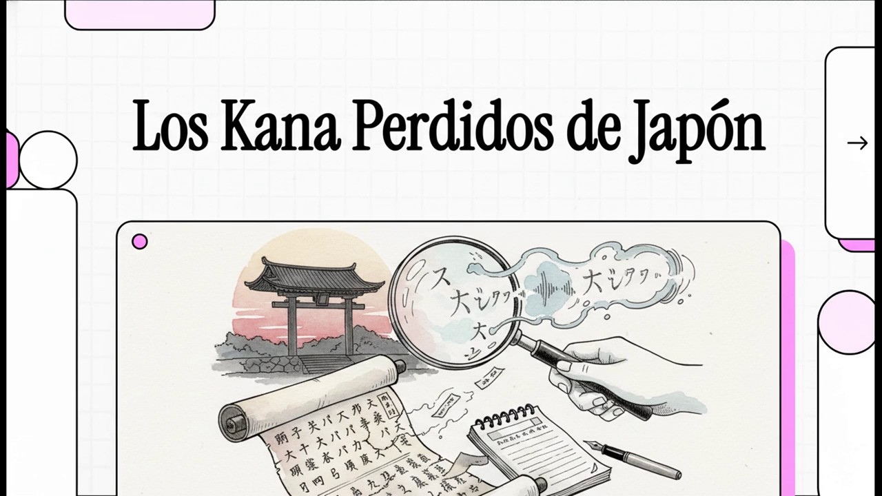 La evolución del kana: ¿Qué pasó con los sonidos wi, we y ye?