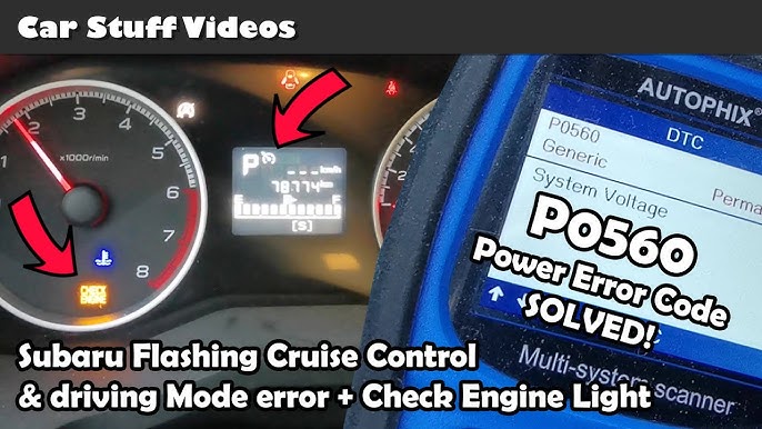 Subaru Check Engine Light With Flashing