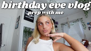 My Last Day As An 18 Year Old | Birthday Eve Vlog✨ prep w/ me! Nails, Skincare, Tanning, Shopping