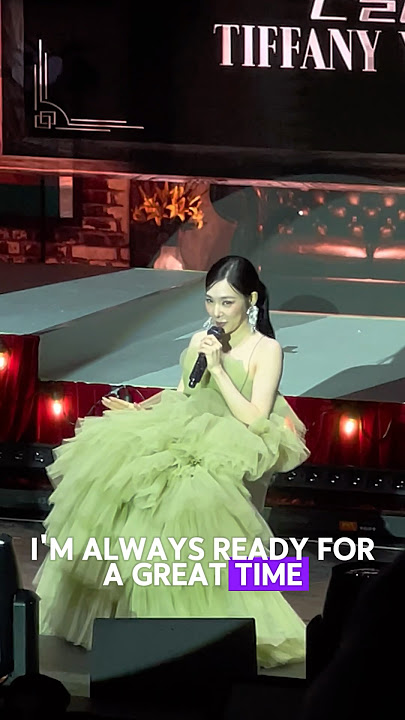 did tiffany just dropped a Soshi World Tour hint? 😏 #snsd #tiffany