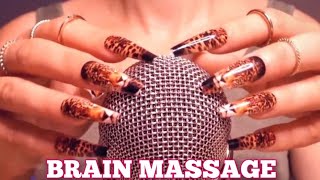 ASMR BRAIN Massage 🌟 Mic Scratching (+Blue Part of Yeti Mic), Sponge Sounds, Crunchy Sounds & more