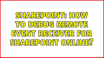 Sharepoint: How to debug Remote Event Receiver for Sharepoint Online?