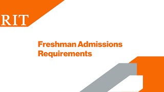 Admissions Requirements