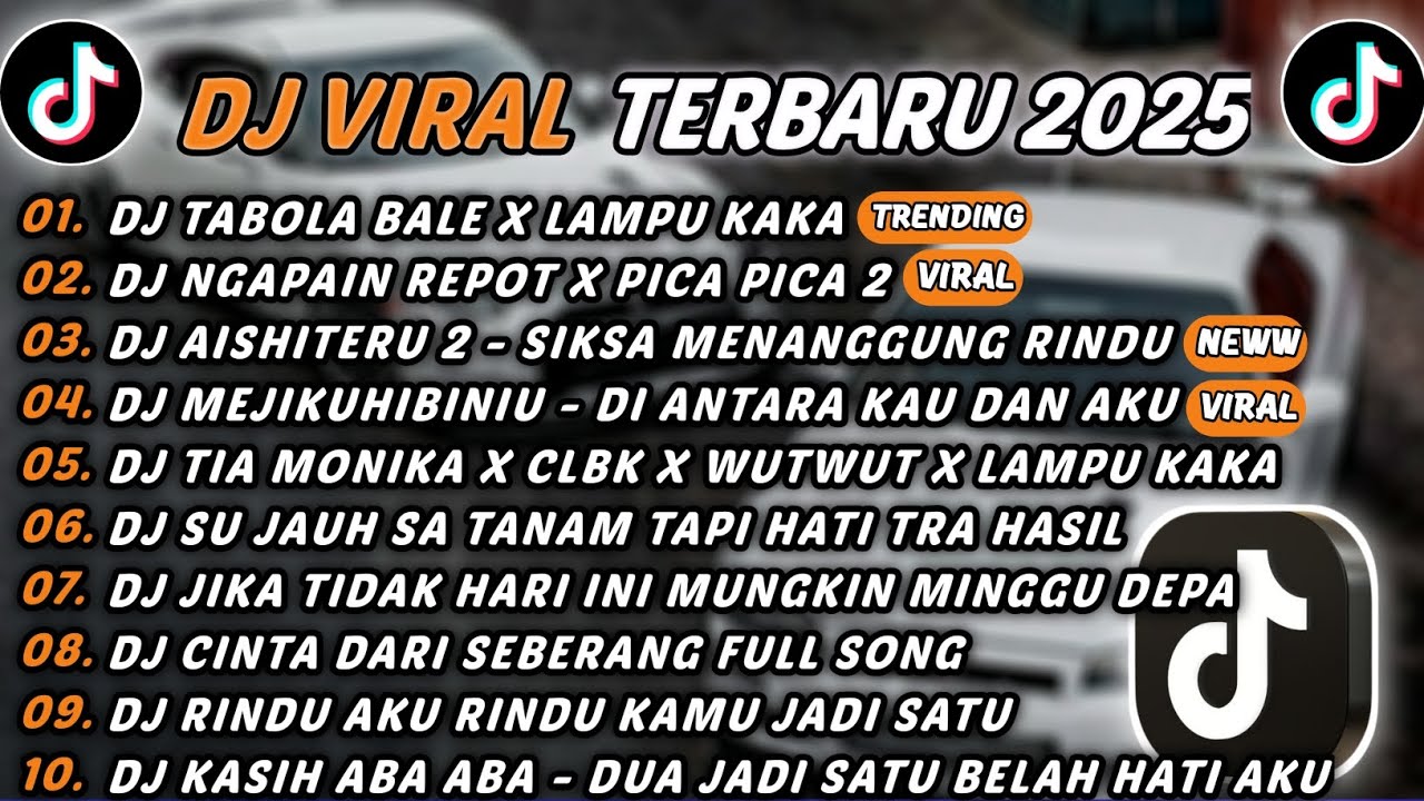 DJ TIKTOK TERBARU 2025 - DJ TABOLA BALE X LAMPU KAKA🎵DJ NGAPAIN REPOT X PICA PICA 2🎵