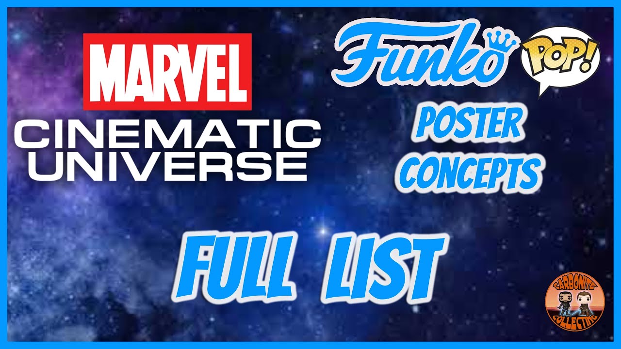 NEW Marvel Funko Pops: MCU Posters Phases 1-4