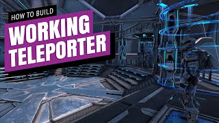 How To Build A Working Teleporter - Ark Survival Evolved