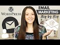 How to do Email Marketing for your WordPress Website, Create Email Campaigns &amp; Send Freebies