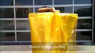 Worship Flag Dance (How to HOLD, STORE and TRANSPORT your CALLED TO FLAG Banners) ft Claire