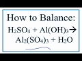 Balancing Chemical Equations