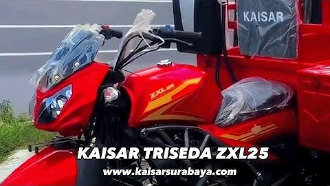 Kaisar Triseda ZXL25 Motor Roda Tiga Perkasa untuk Karya dengan Gardan Tengah Power Luar Biasa