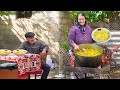 Rural Life: Grandma Cooked Delicious DUSHBARA, Traditional Food Recipe in Azerbaijan Village!