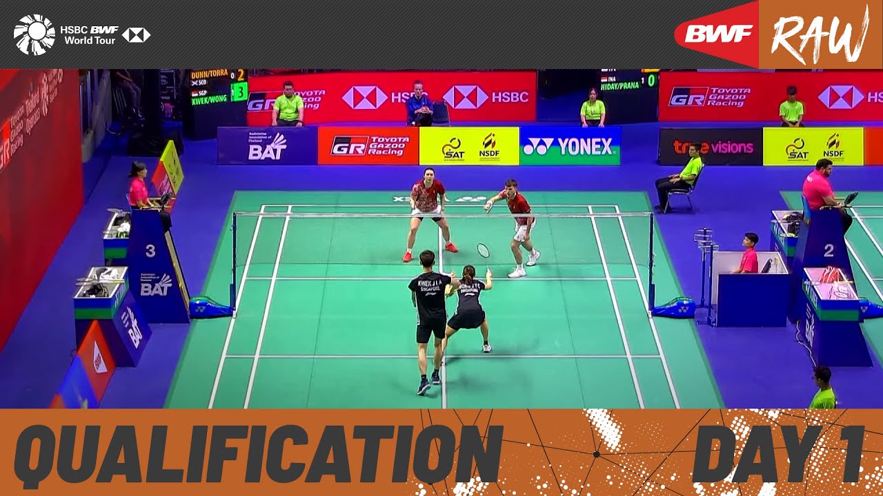 TOYOTA GAZOO RACING Thailand Open 2023 Day 1 Court 3 Qualification