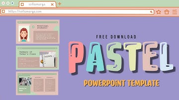 Pastel Aesthetic Theme Power Point Template | FREE TEMPLATE + DOWNLOAD (ppt)