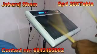 Video thumbnail of "tabla music roland spd 20x"