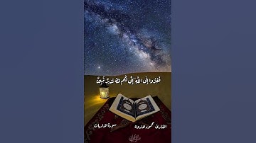 ( فَفِرُّوا إِلَى اللَّهِ ) من سورة الذاريات القارئ محمود هارون