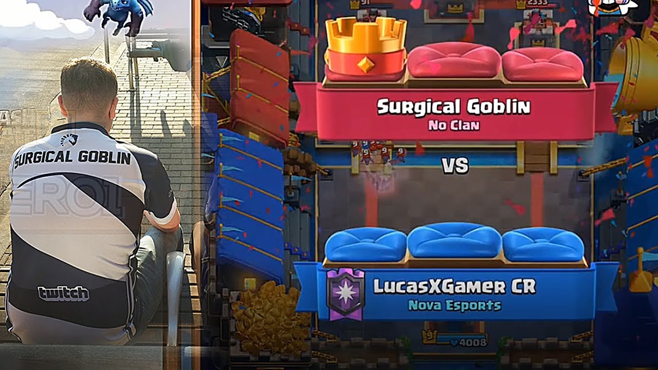Surgical Goblin  vs LucasXgamer |  Ladder Push Clash Royale