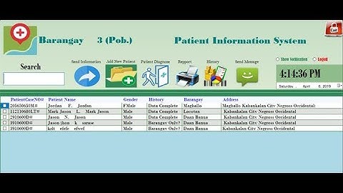 Patient Information System In VB.NET With Source Code