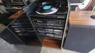 A really cool big stereo! 1985 Fisher component system.
