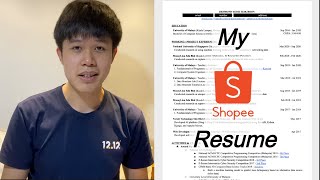 The Resume That Got Me Into Shopee Singapore (data scientist resume tips for fresh graduates) The Resume That Got Me Into Shopee Singapore (data scientist resume tips for fresh graduates)