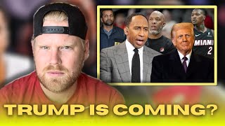 Stephen A Smith Blames Trump for NBA Gambling Arrests?!
Stephen A Smith has said some ridiculous things throughout his career, and this is definitely one of the most ridiculous...
Watch and listen to me dismantle his argumentation and breakdown how Smith used his time on ESPN to make this NBA gambling scandal that included Trail Blazers head coach and NBA Hall of Famer, Chauncey Billups, NBA player, Terry Rozier and multiple Italian crime families, about Donald Trump...
Subscribe, like, comment and share. Thank you! Stephen A Smith Blames Trump for NBA Gambling Arrests?!