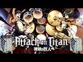 Kin | Attack on Titan 進撃の巨人  | Season 2 OP | Shinzou Wo Sasageyo | Drum Cover (Studio Quality)