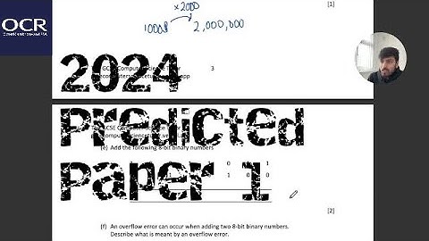 2024 OCR J277 GCSE Computer Science Predicted Paper 1 Walkthrough