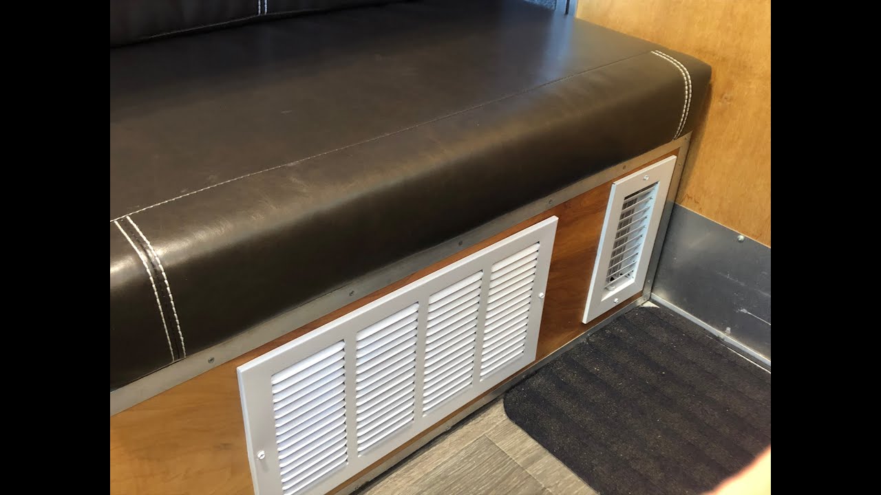 Custom Air Conditioning In Cargo Trailer Conversion Youtube
