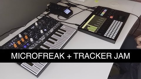 Polyend Tracker and Arturia Microfreak jam #2