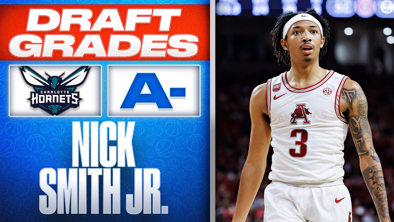 NBA Draft 2023 Charlotte Hornets select Arkansas Nick Smith Jr No ...