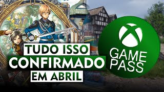 Eita! MUITOS JOGOS já confirmados no XBOX GAME PASS em abril!