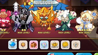 All 5 Ancient Cookies unite to defeat shadow milk cookie #cookierunkingdom