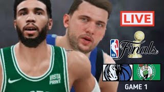 NBA Live Now! MAVERICKS vs CELTICS | FINALS GAME 1 | June 4, 2024 | NBA2K24 LIVE CPU VS CPU