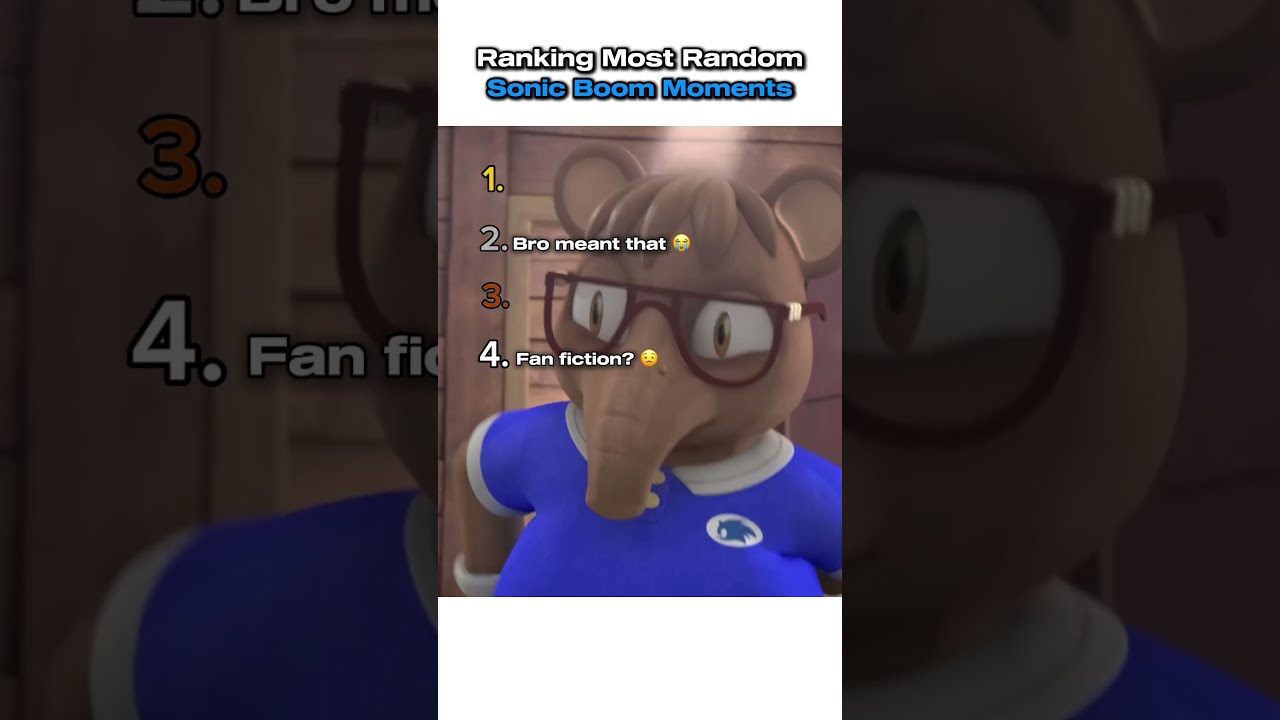 Ranking The Most Random Sonic Boom Moments