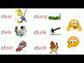 "cl" words / Consonant blends / Vowel Blends / Initial blends "cl" 5 letter words with vowel e & u