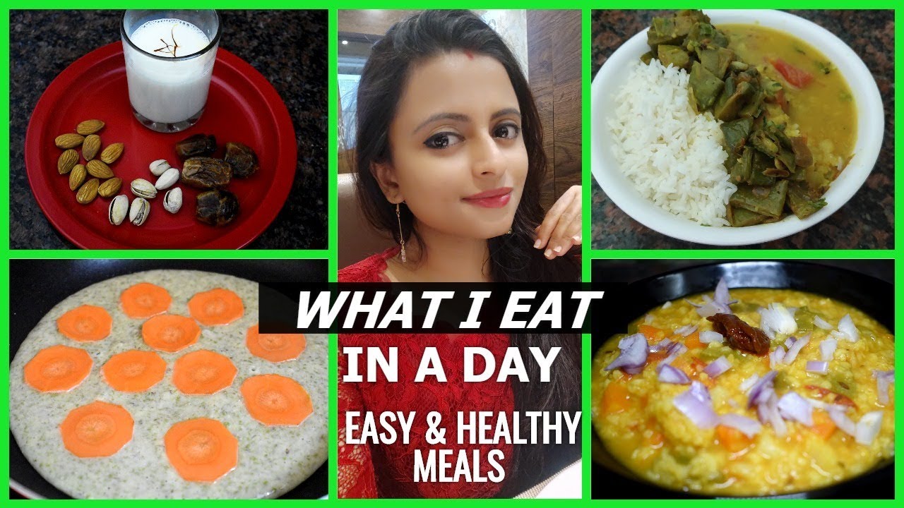 What I Eat in a Day | Healthy Easy Quick Meal Plan | Glam With Me - YouTube