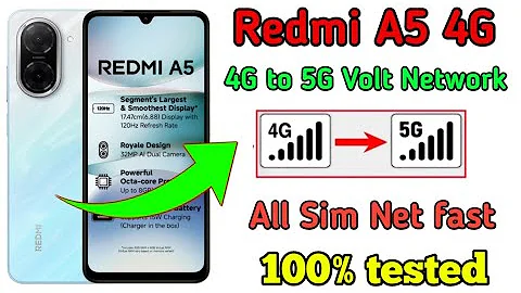Redmi A5 4G volte Network problem solve 2025 || How to fix Network problem in Redmi A5 2025