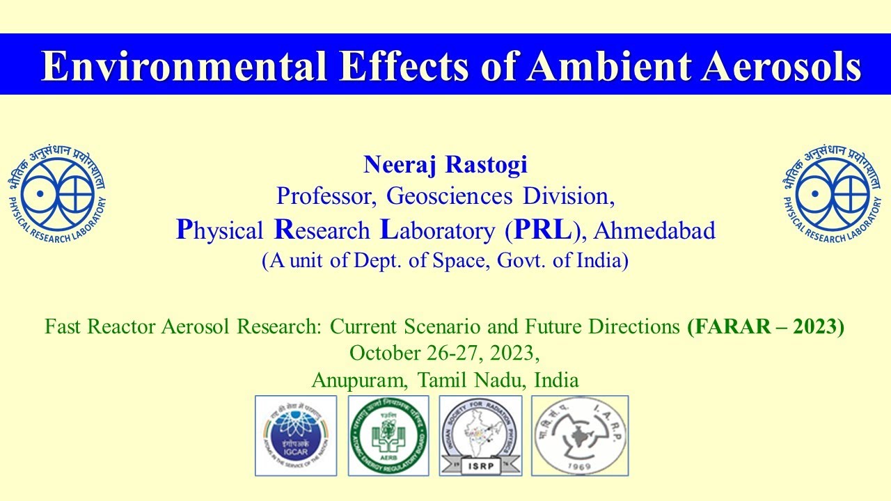 Environmental Effects of Ambient Aerosols YouTube